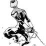 Superior Spider-man marker sketch inks