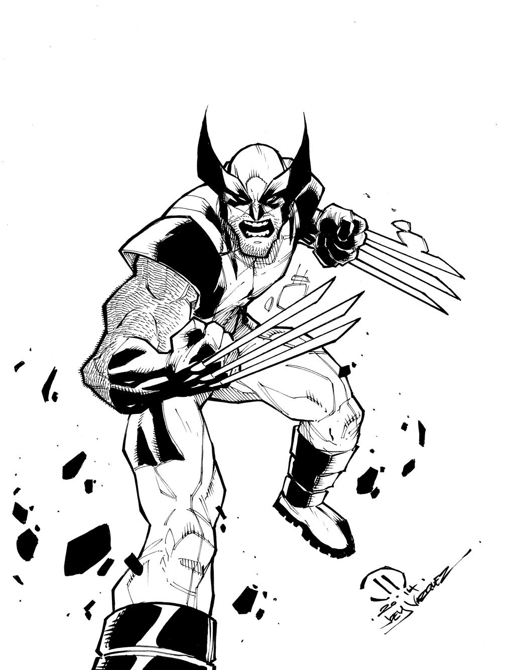 Savage Wolverine Pre-order sketch inks