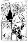 Avengers page 4 inks