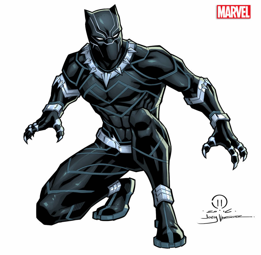 Black Panther licensing art by JoeyVazquez on DeviantArt