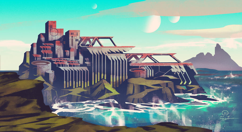 Science Fiction Monastery Alien Monastery by JoeyVazquez on DeviantArt