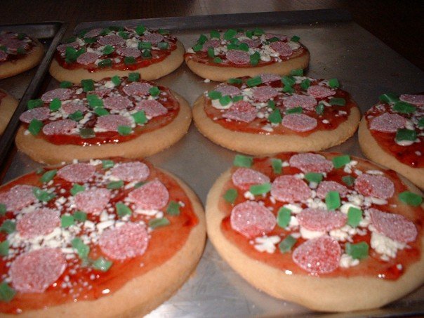 Vanilla Pizza Cookies