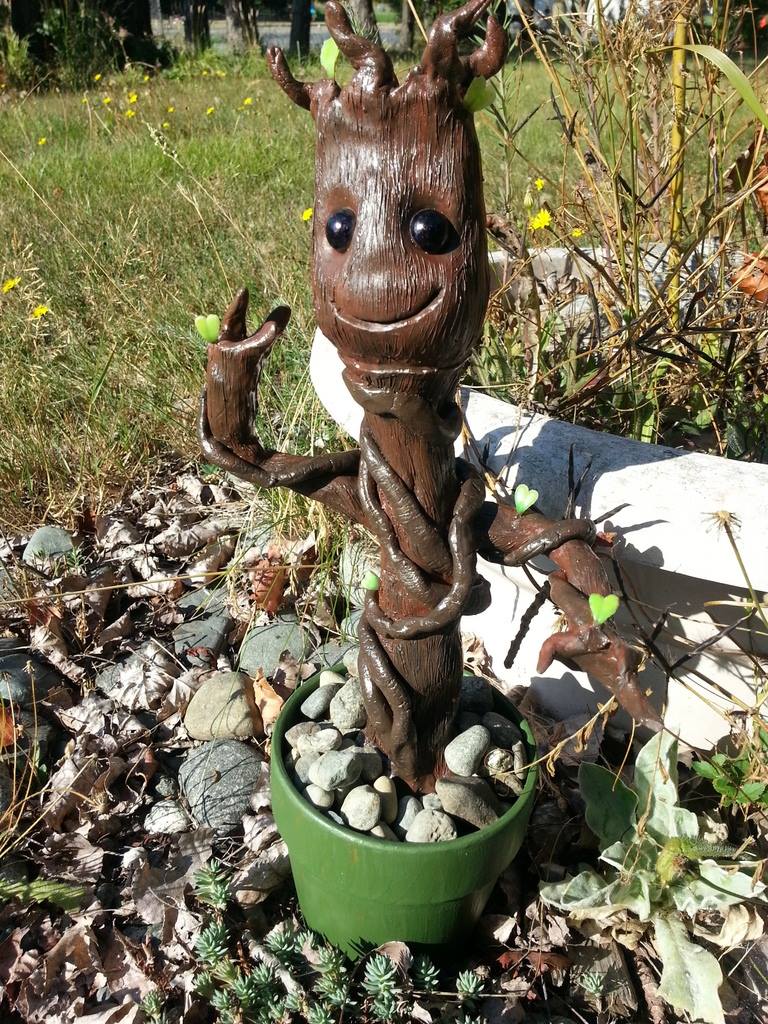 12 inch high Modeling Clay Baby Groot