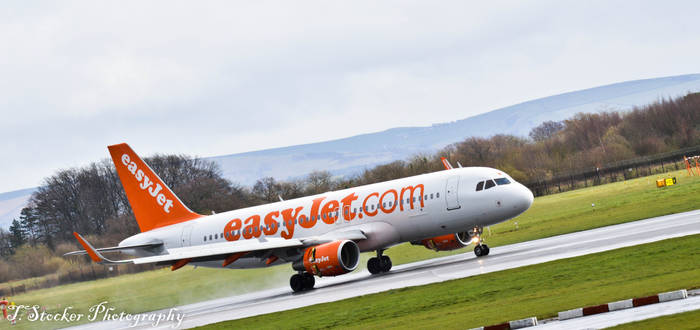 MCR Airpark EasyJet Airbus A320