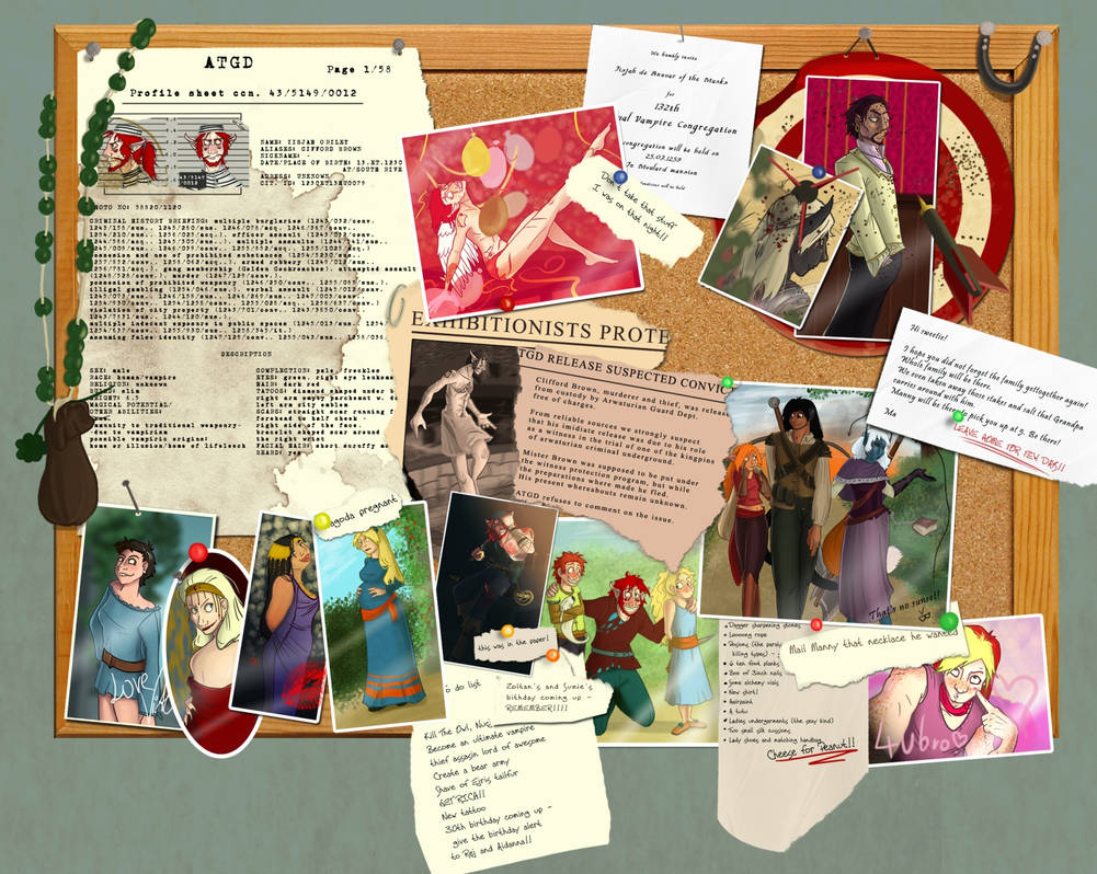 Corkboard ref - Iisjah O'Riley by iisjah