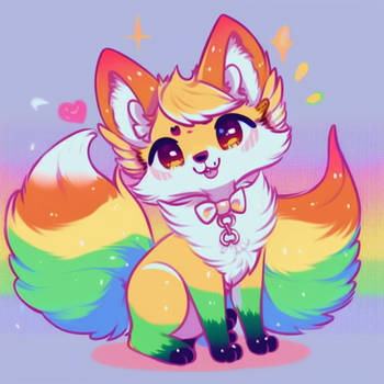 Rainbow fox