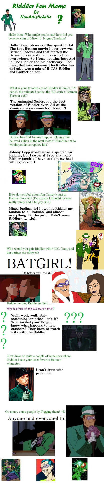 Riddler Fan Meme by Batgirl-Wayne on DeviantArt