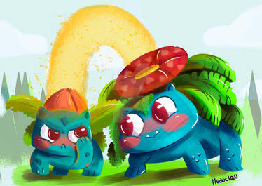 Ivysaur and Venasaur