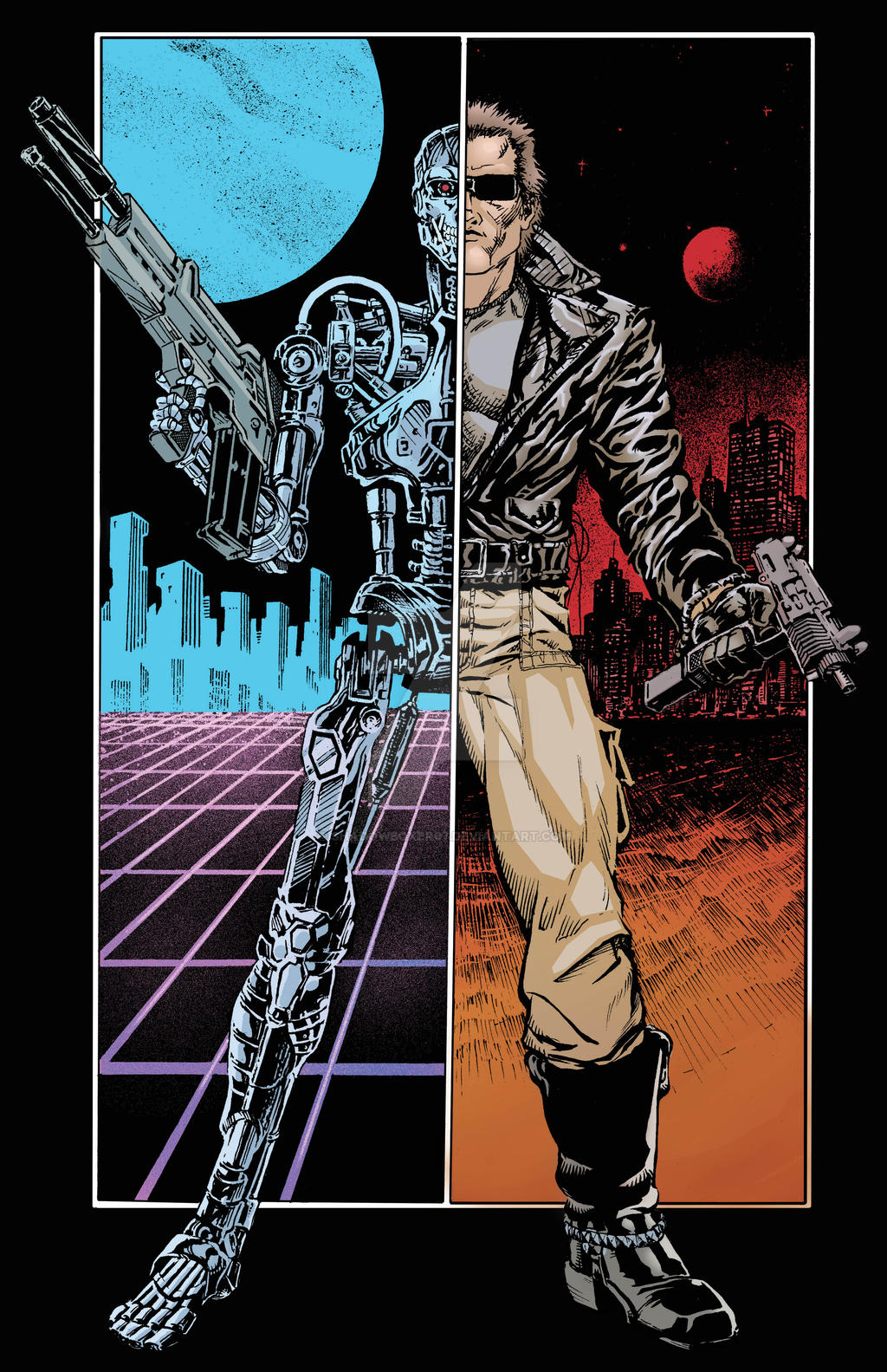 terminator colors RGB by shadowboxer07 on DeviantArt