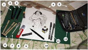 My material for drawing