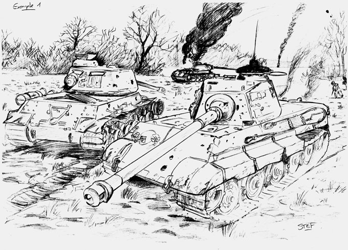 Tiger II and IS-2m version 1