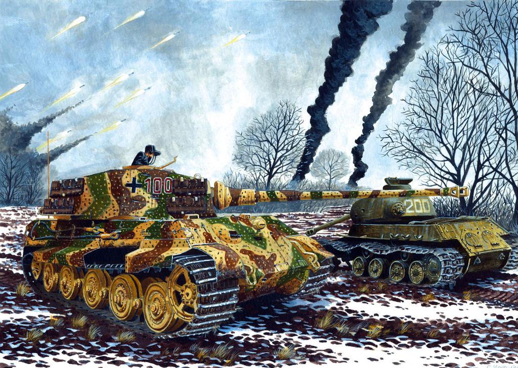 22 немецких танков. Тигр 2 и т 34. Танк тигр 2. Танк 2 мировой войны Королевский тигр. Танковые бои второй мировой войны.