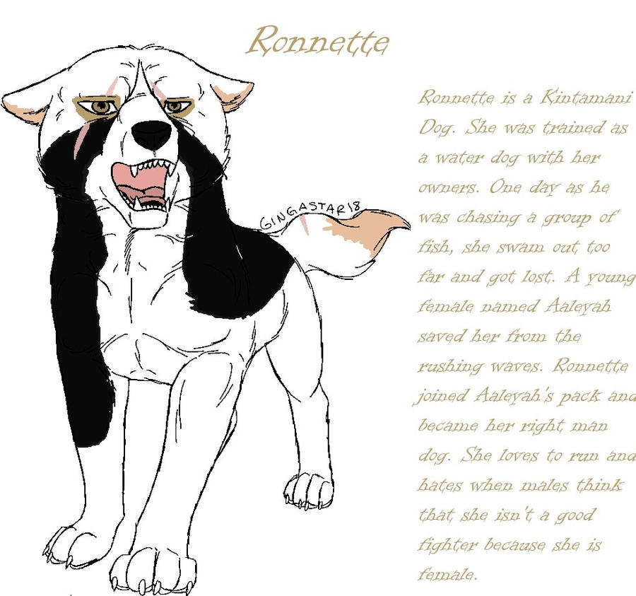 Ronnette with her story by silverstars101 on DeviantArt