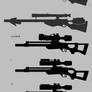 TF2 Sniper Rifle silhouettes