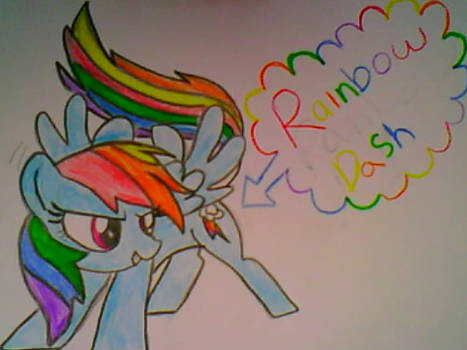 Rainbow dash drawing