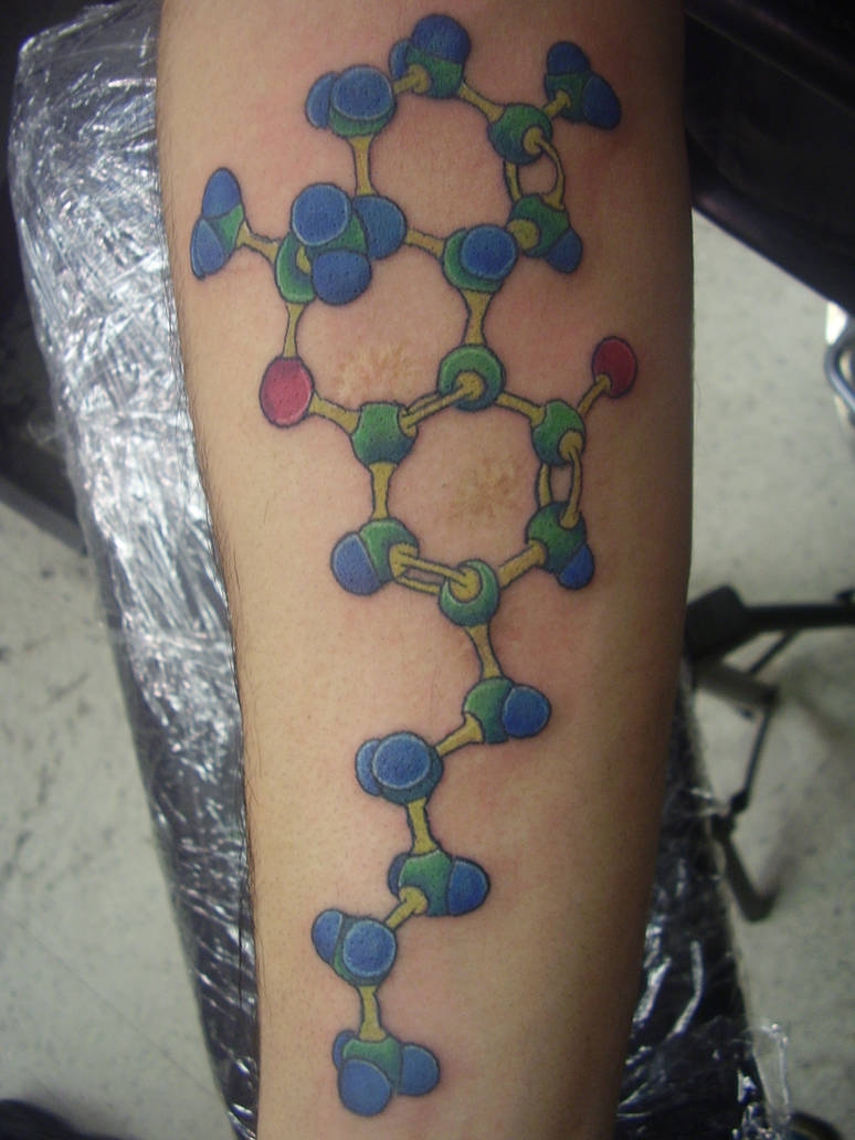 THC Molecule Tattoo by Hollywood465599663 on DeviantArt