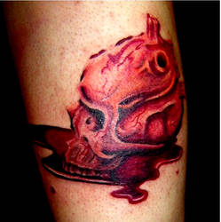 Skull Heart tattoo