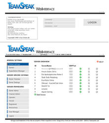 TeamSpeak Interface