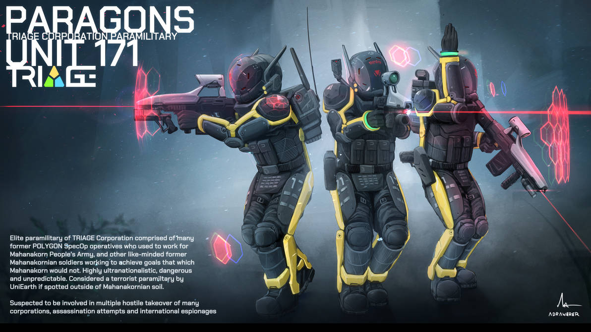 Unit 171 Paragon Paramilitary Group by AdrawereR on DeviantArt