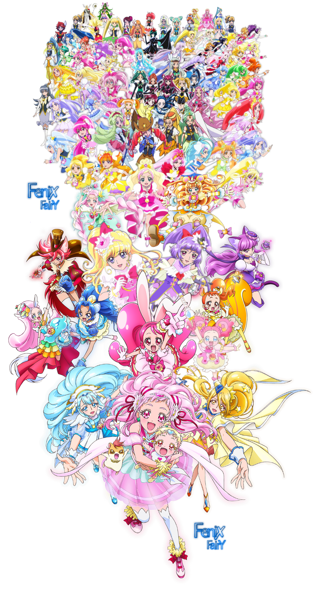 Precure All Stars F [Poster] by FFPreCureSpain on DeviantArt