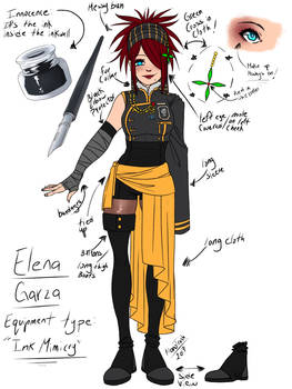 DGM OC: Elena Garza (3rd Uniform) 