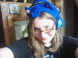 Me in Sonic hat