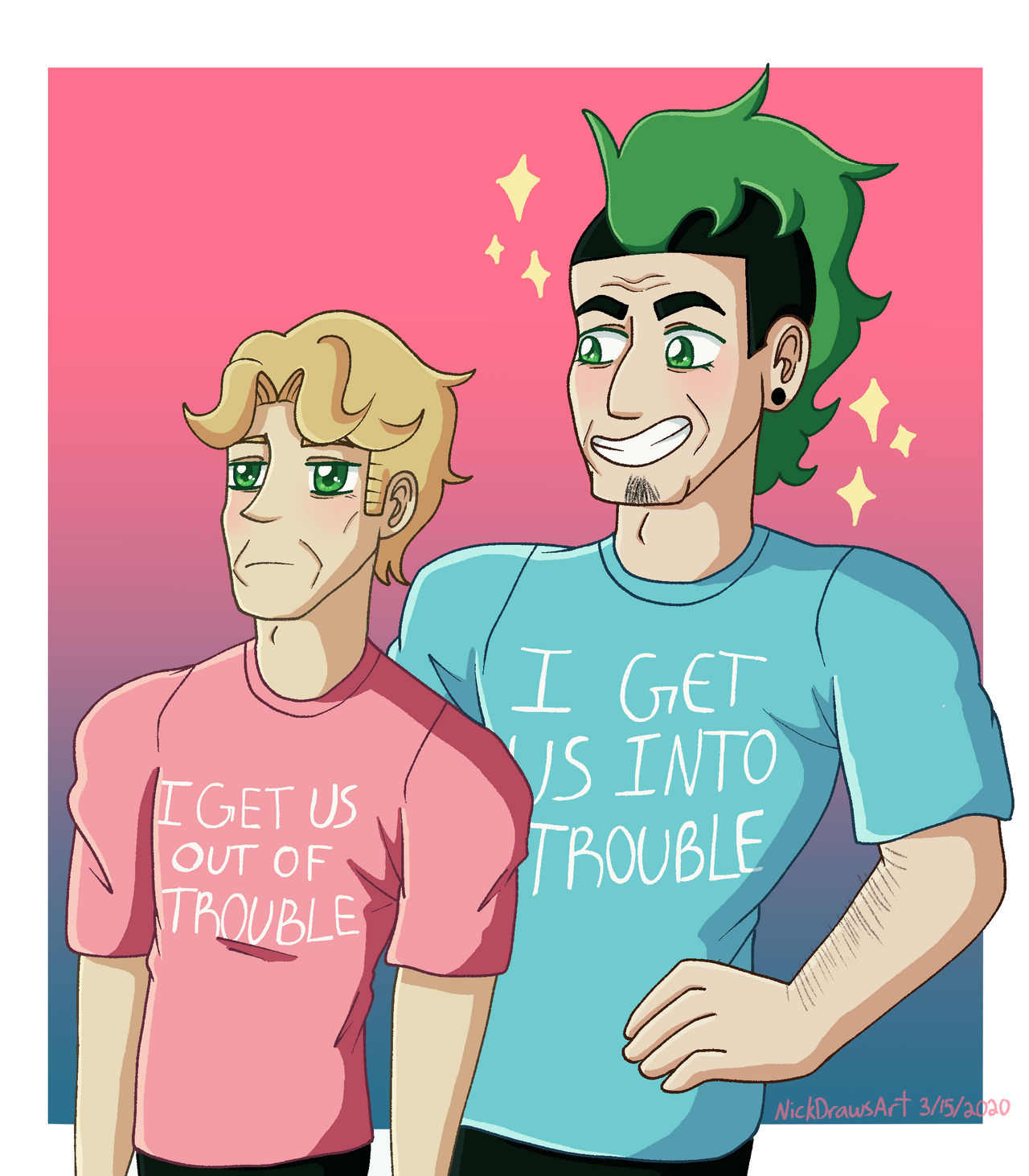 Trouble by NickDrawsArt on DeviantArt