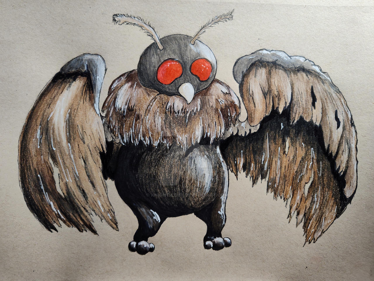 Creatuanary Mothman by knight-lost on DeviantArt