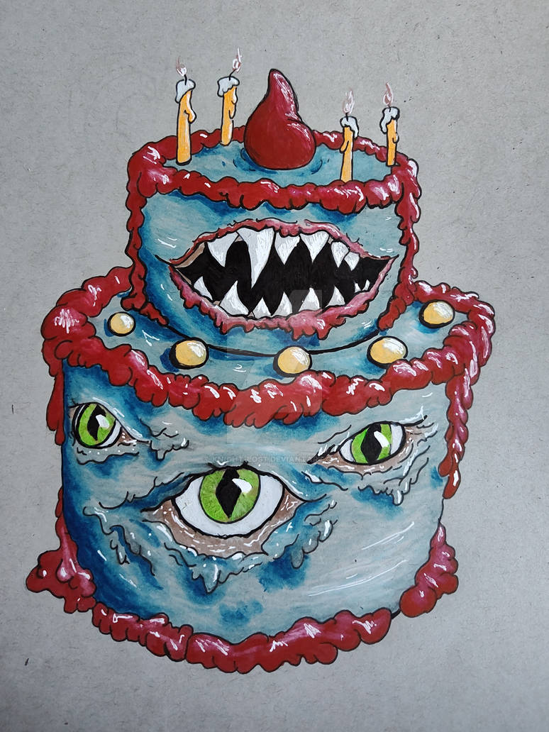 Monster Birthday Cake By Knight lost On DeviantArt monster-birthday-cake-by-knight-lost-on-deviantart