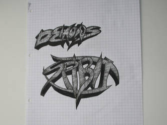 Spirit/Demon Graffiti sketch
