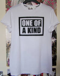 'One Of A Kind' customised t-shirt