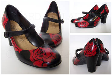 Custom Rose heels