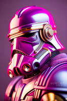 Stormtrooper In PURPLE and Gold details