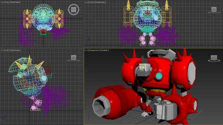 Awesomenauts 3D Clunk Model