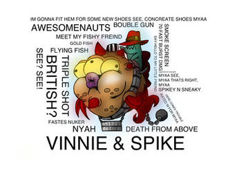 Awesomenauts Vinnie n Spike