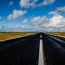 Long Road in Iceland