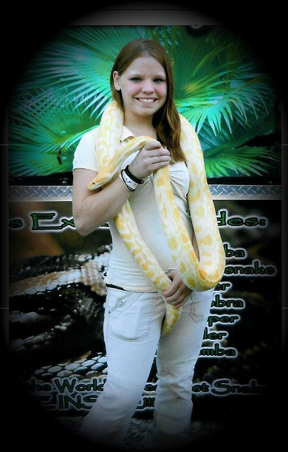 Me holding Python by crbutler92 on DeviantArt