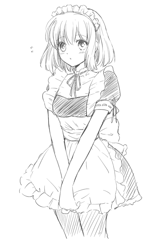 sketch manga draw maid by Kakarilo on DeviantArt