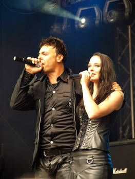 Kamelot - Roy Khan and  Anne-Catrin Maerzke