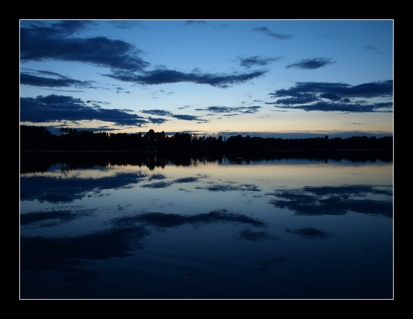 Blue lake