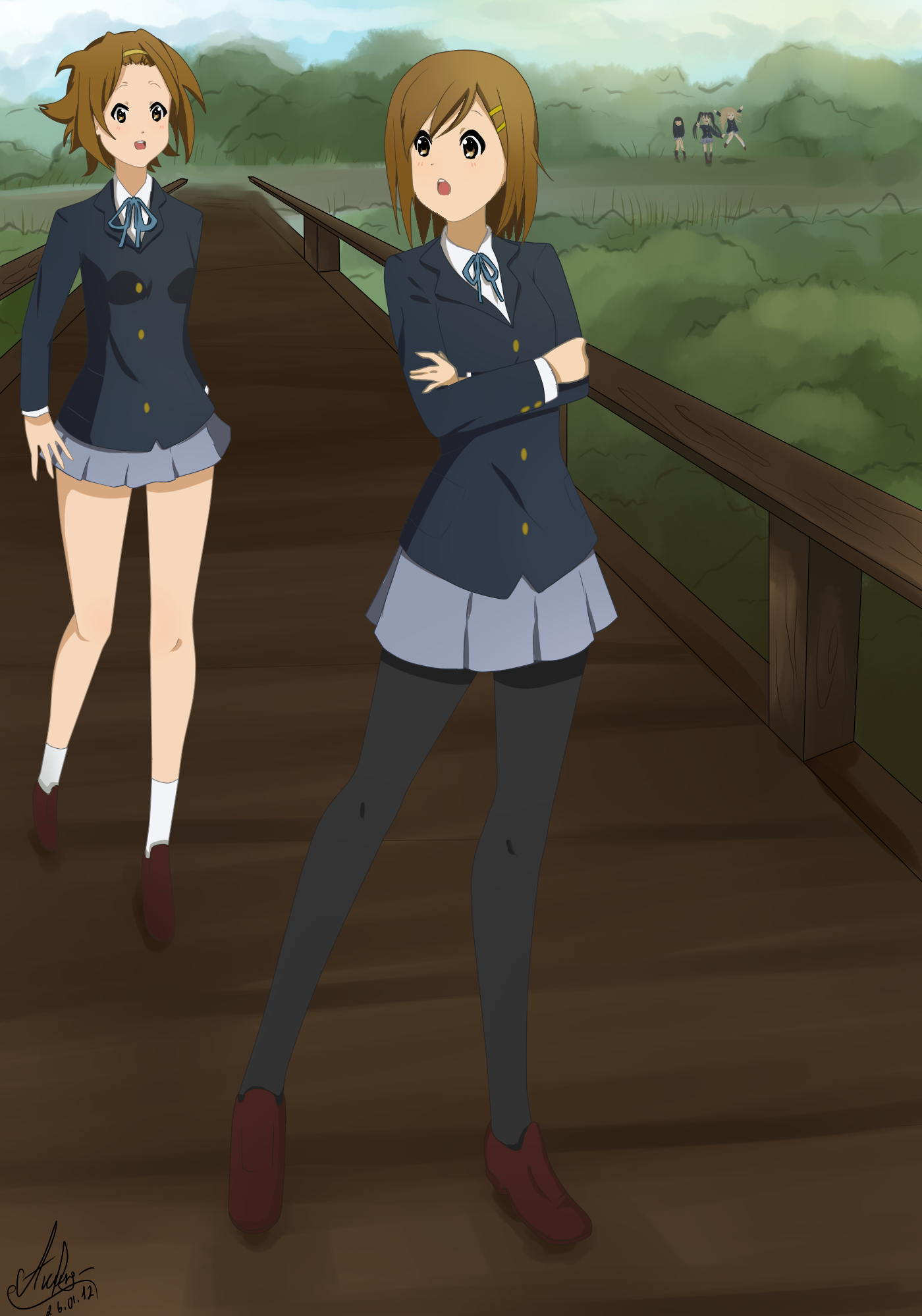 Yui and Ritsu