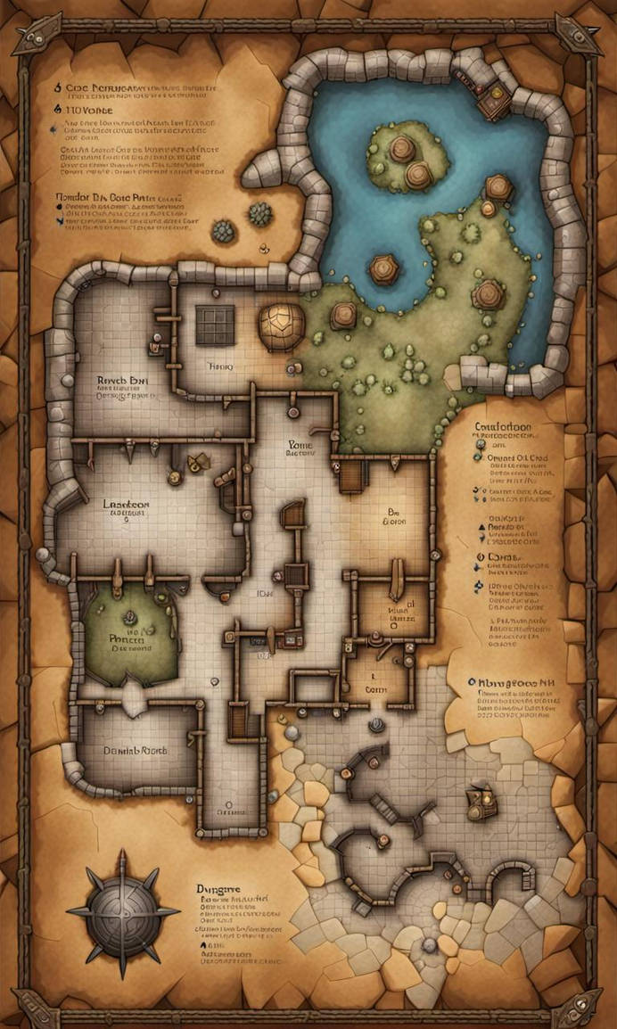 Dungeon And Dragon maps by pkbdragon on DeviantArt