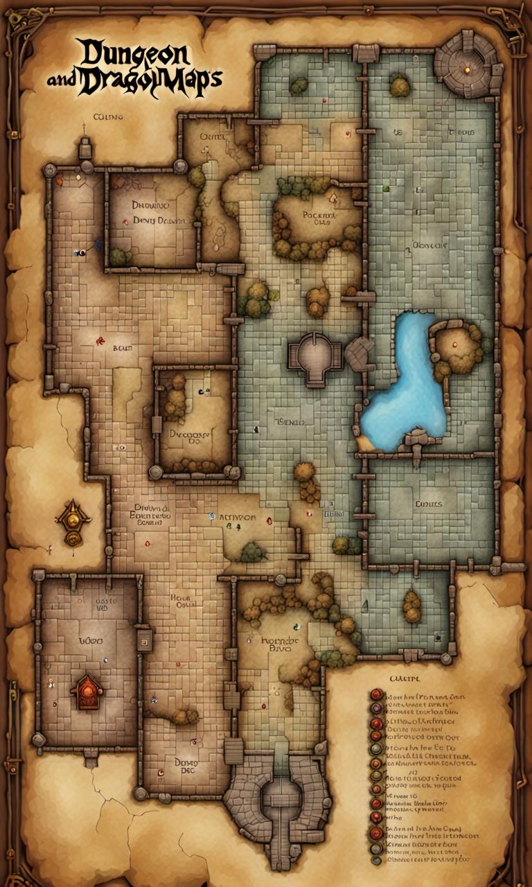 Dungeon And Dragon maps by pkbdragon on DeviantArt
