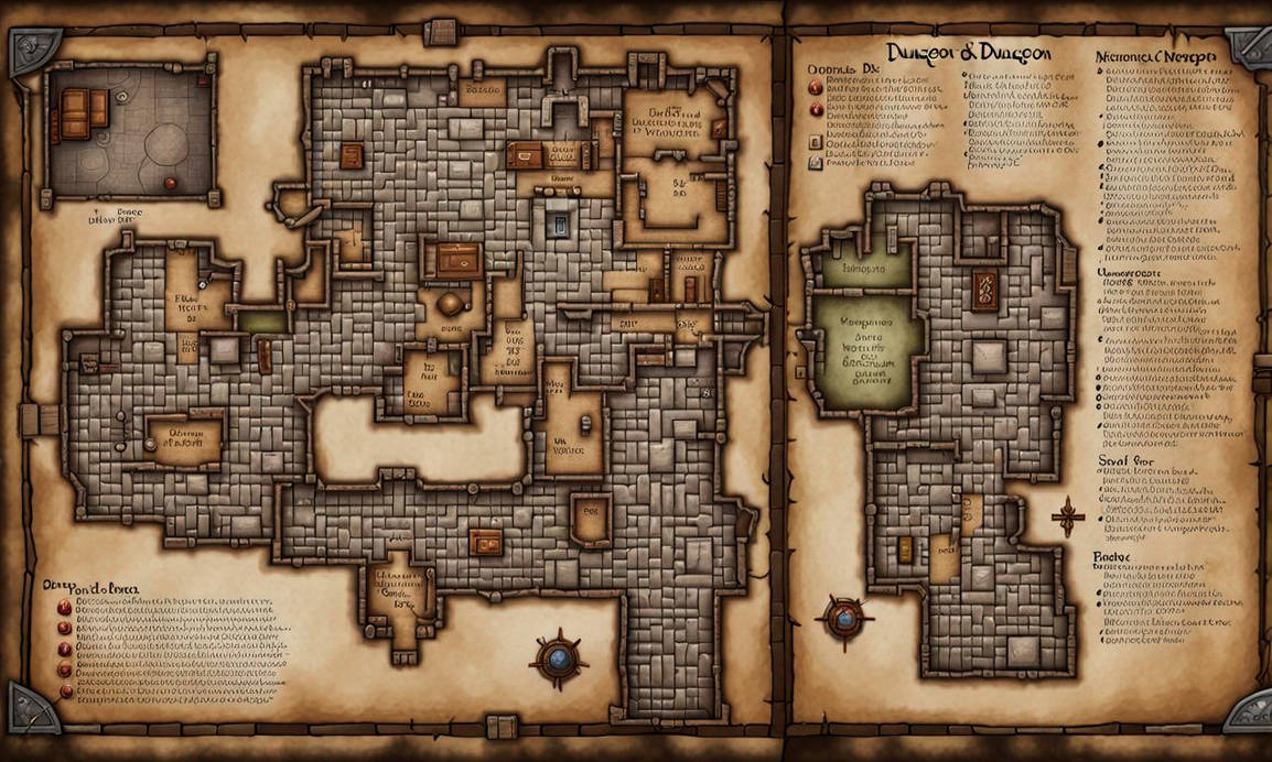 Dungeon And Dragon maps by pkbdragon on DeviantArt