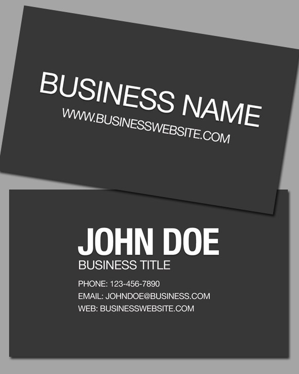 Clean Corporate Business Card