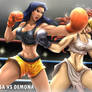 Elisa vs Demona by Sano-BR