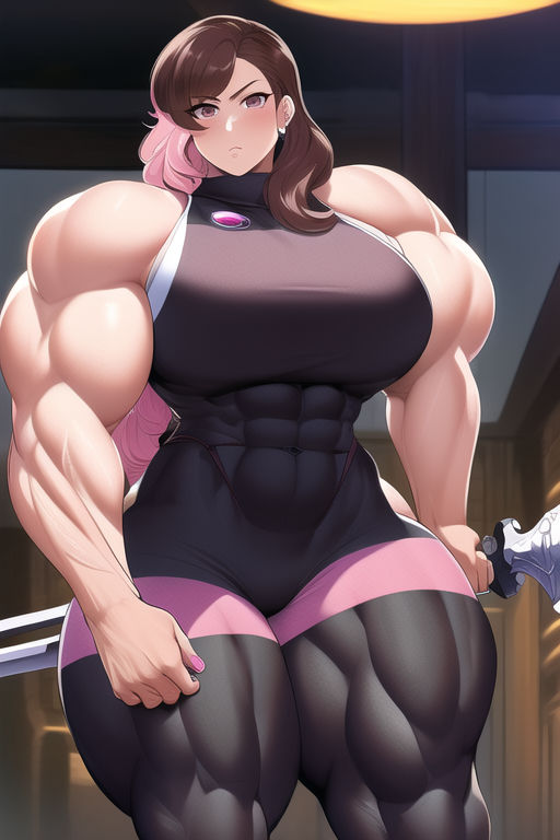 transforming into female, muscular woman, meme / Dr.Livesey & the Gang  Female V. - pixiv