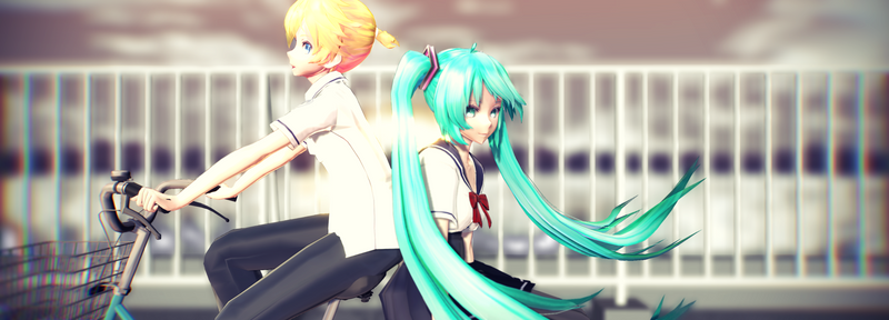 .:MMDxVocaloid: So happy together...:.