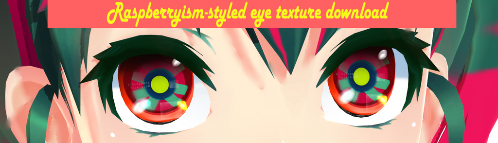 Raspberrysim-styled eye texture download