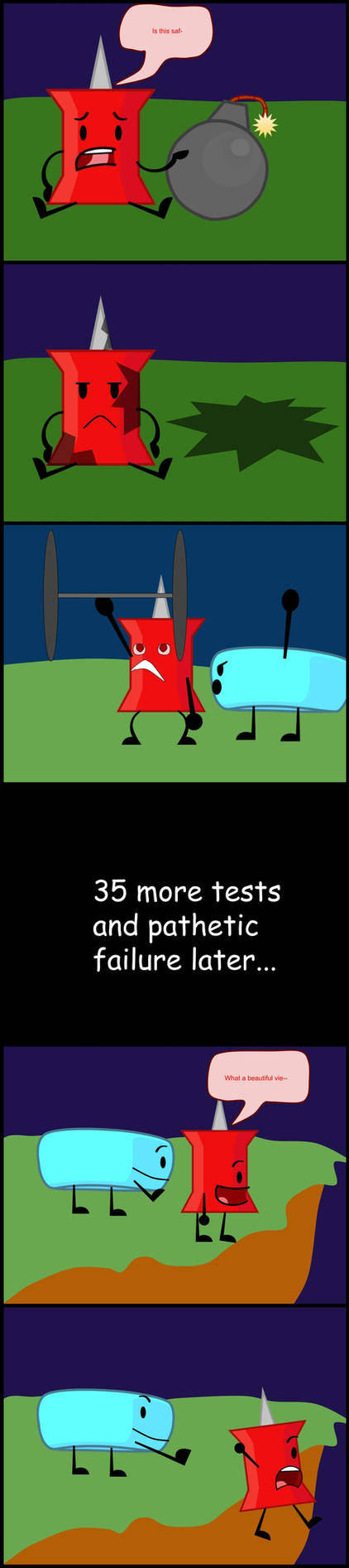 BFDI Comic #2c: Bracelety Goes Too Far by DoomesPro93 on DeviantArt